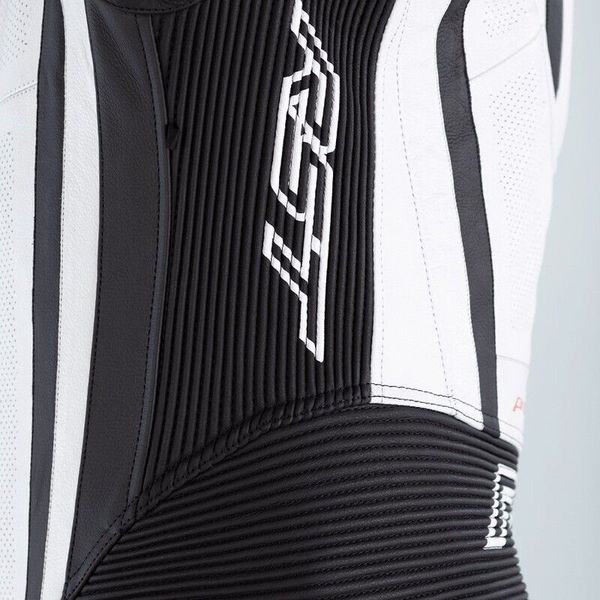 Комбінезони RST Pro Series Evo Airbag CE Mens Leather Suit - White / Black 103238WHI-44 фото