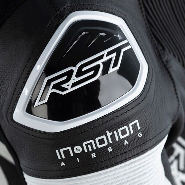 Комбінезони RST Pro Series Evo Airbag CE Mens Leather Suit - White / Black 103238WHI-44 фото