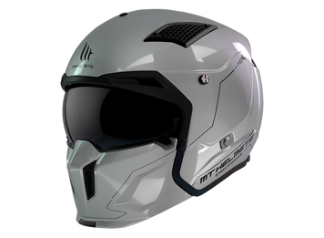 Мотошолом MT STREETFIGHTER SV S Solid A22 Gloss Grey ECE2206 M 000006260_3 фото