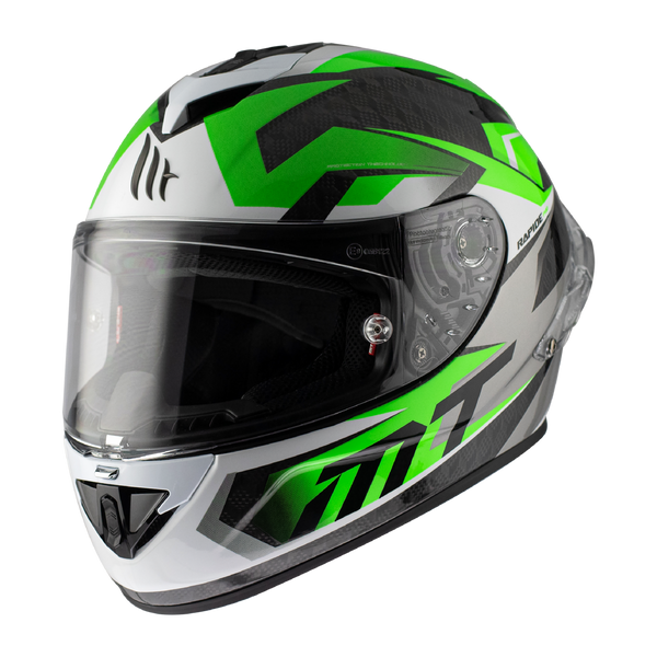 Мотошолом MT RAPIDE Pro Carbon FUGAZ A6 Gloss Green XL 000006271_4 фото
