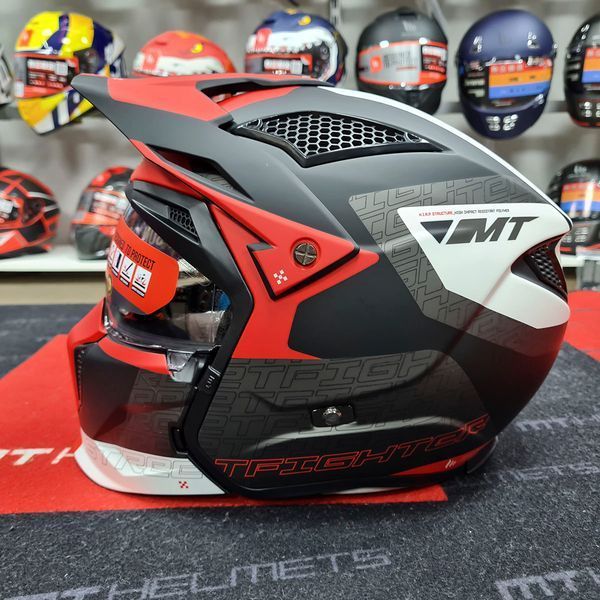 Мотошолом MT STREETFIGHTER SV S Totem B15 Matt Red ECE2206 S 000002620_3 фото