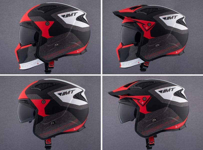 Мотошолом MT STREETFIGHTER SV S Totem B15 Matt Red ECE2206 S 000002620_3 фото