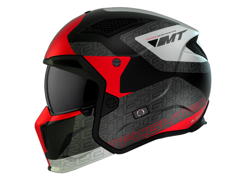 Мотошолом MT STREETFIGHTER SV S Totem B15 Matt Red ECE2206 S 000002620_3 фото