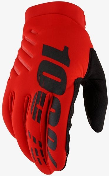 Зимові Рукавиці 100% BRISKER Glove [Red] 10003-00030 фото