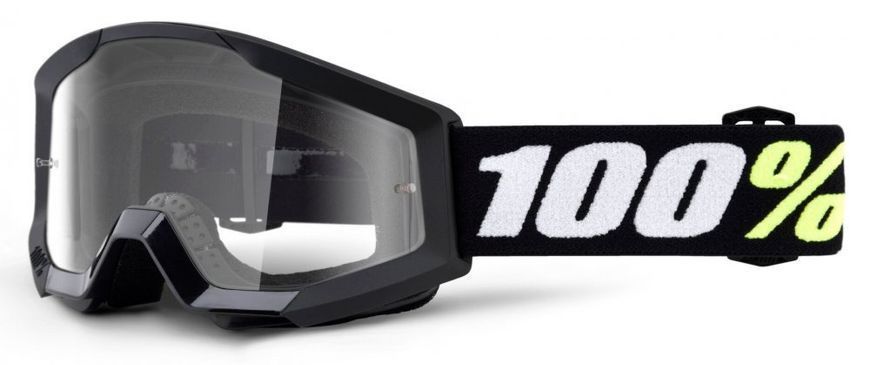 Дитячі окуляри 100% STRATA MINI Black - Clear Lens, Clear Lens 50033-00004 фото