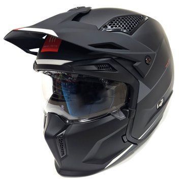 Мотошолом MT STREETFIGHTER SV S Solid A1 Matt Black ECE2206 XS 000002632_5 фото