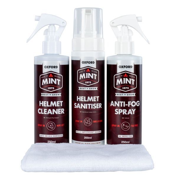 Набір догляду за шоломом Oxford Mint Helmet Care Kit XL OC504 фото