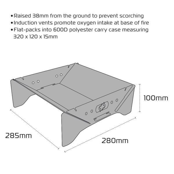 Підставка Oxford FirePit (inc case) OX876 фото