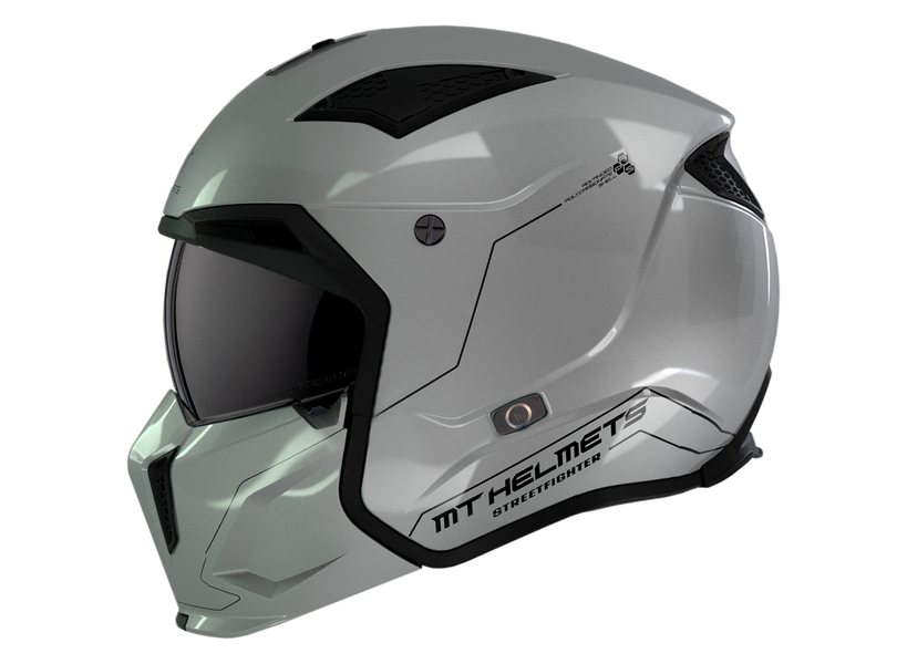 Мотошолом MT STREETFIGHTER SV S Solid A22 Gloss Grey ECE2206 XS 000006260_1 фото